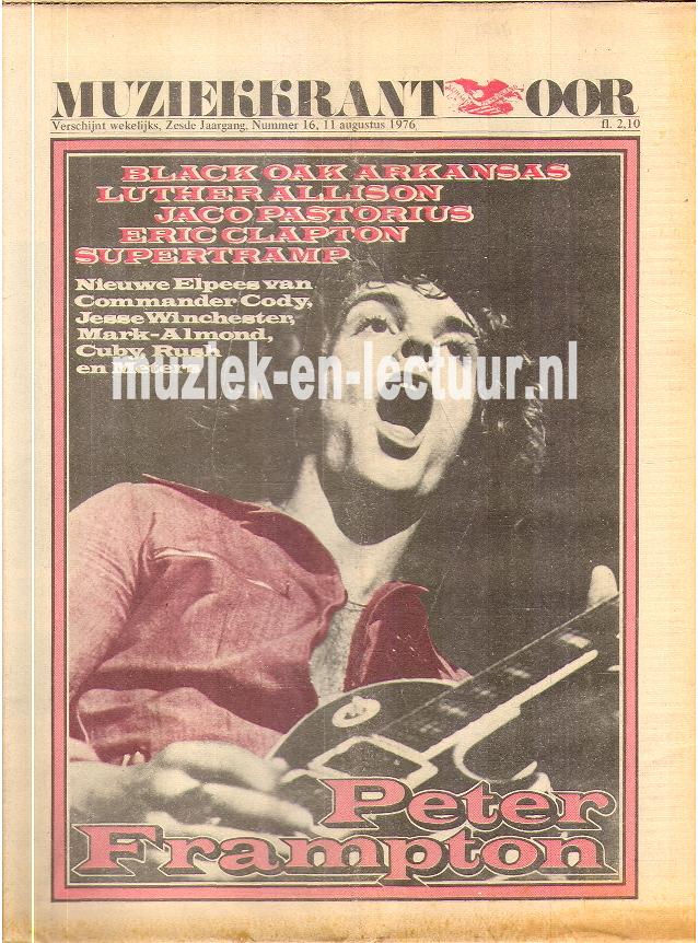 Muziekkrant Oor 1976 nr. 16